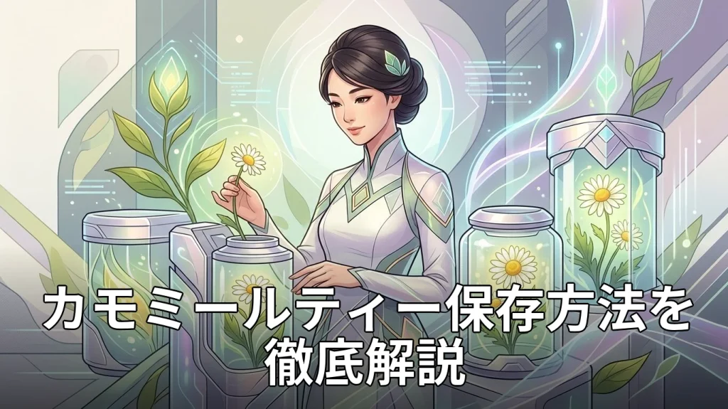 カモミールティー保存方法を徹底解説