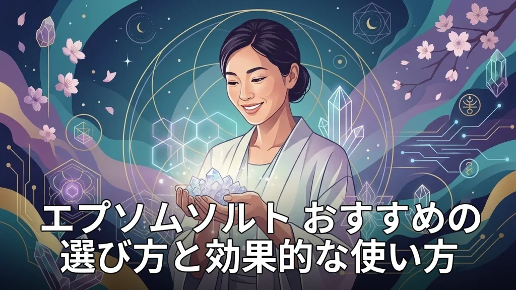 エプソムソルト おすすめの選び方と効果的な使い方