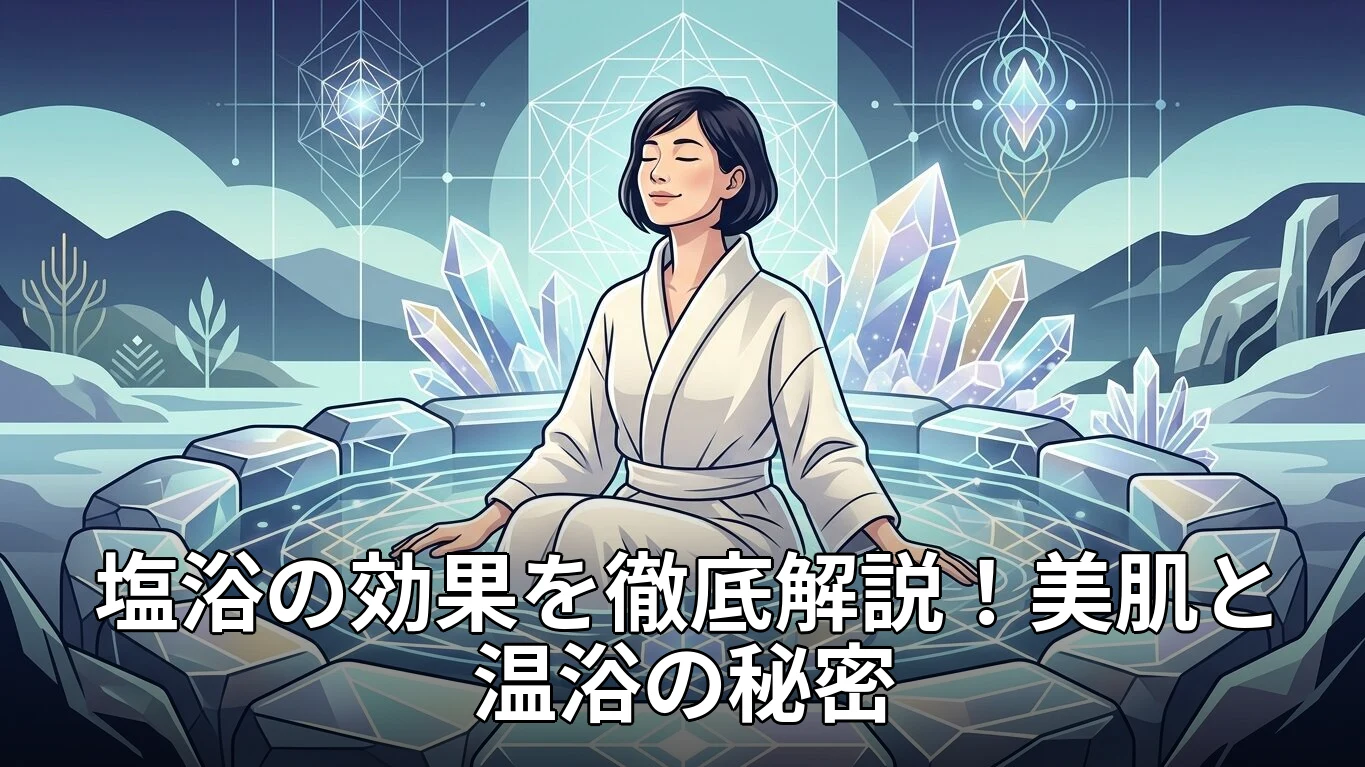 塩浴の効果を徹底解説！美肌と温浴の秘密