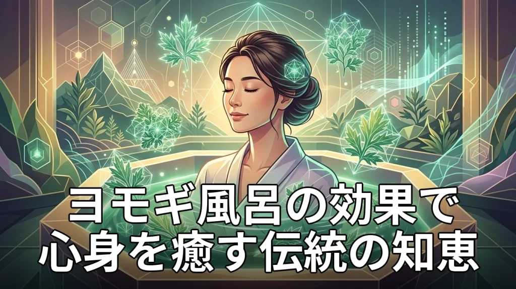 ヨモギ風呂の効果で心身を癒す伝統の知恵